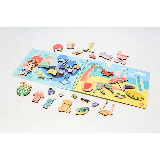 Развивающая игрушка "Мока Бока Отдых" PuzzleOK Puz-88893, 59 деталей - фото 4