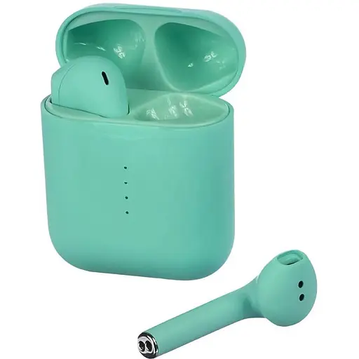 Навушники бездротові TWS V8 вкладки turquoise