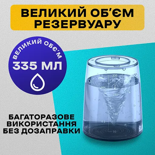 Іригатор потужний портативний з УФ-стерилізацією бездротовий зубний - фото 8