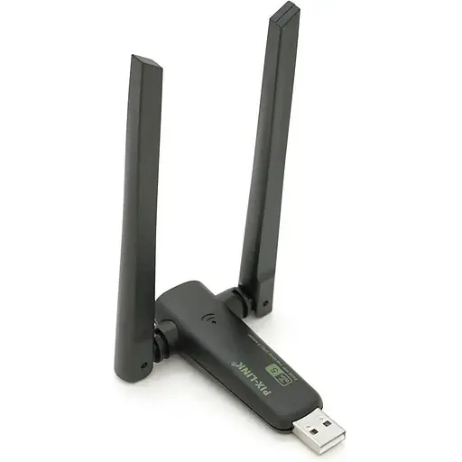 Беспроводной сетевой адаптер Voltronic Wi-Fi USB LV-UAC23D, RTL8811CU, с двойной антенной, 802.11 a/с, 600Mbps, Box - фото 3
