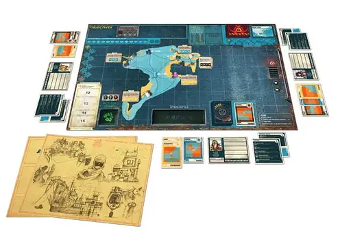 Настольная игра Z-MAN GAMES Пандемия: Наследие. Сезон 2 (черная коробка) (Pandemic Legacy: Season 2 (Black Version)) (англ.) (ZM7172) - фото 6