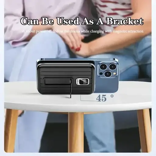 Магнитный повербанк PBDY202 10000 мА·ч Беспроводная зарядка 15 Вт, быстрая зарядка 22,5 Вт, магнитная зарядка Apple Watch 3 Вт - фото 3