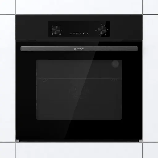 Духовой шкаф электрический Gorenje 61 л A+ дисплей конвекция черный - фото 2