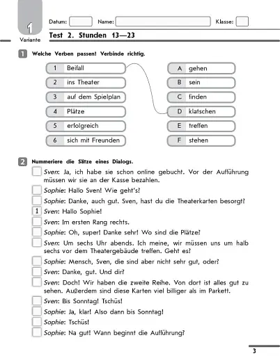 Німецька мова. 9 клас. Тестовий зошит до підручника «Німецька мова. 9 клас. Hallo, Freunde!» (5-й рік навчання) - фото 4