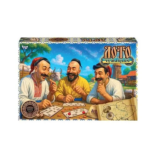 Настільна гра "Чумацьке ЛОТО" Danko Toys DTG105 дерев'янні бочата, 90 шт - фото 1