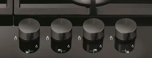 Варочная поверхность газовая на стекле Whirlpool 60 см чугун конфорка с двойным рядом пламени черный - фото 4