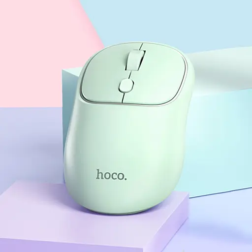 Беспроводная мышь Hoco GM25 светло-зеленая - фото 2