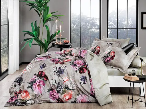 Постільна білизна Selva Beige Сатин-Digital Tac pbe0051187 - фото 1