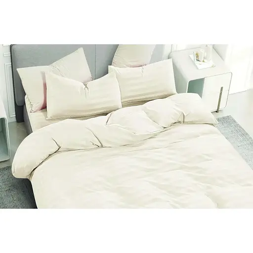 Комплект постільної білизни Versailles VS-BM2.5-301 Страйп Айворі євро мікрофібра (146122)