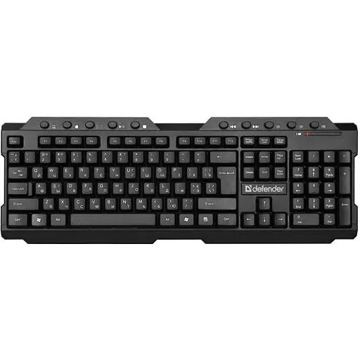 Клавиатура беспроводная Defender Element HB-195 UKR Black (45189)