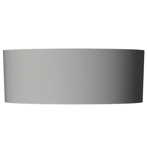 Раковина глянцевая накладная Amidicon Arena 385 из литого камня ARENA_39_HL, Белый - фото 3