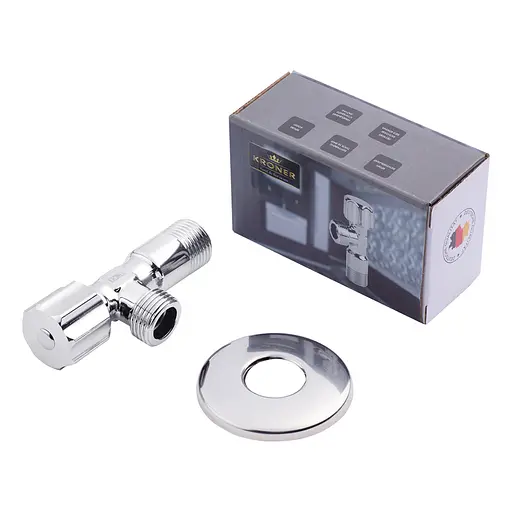 Кран приладовий Kroner KRP Eckventil C401 1/2"х1/2" ЗЗ (CV027383) - фото 2