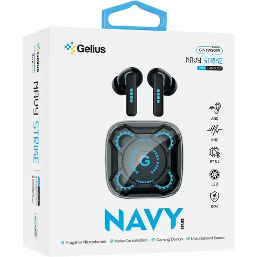 Навушники TWS Gelius NavyStrike GP-TWS039 Black (97445) - фото 9
