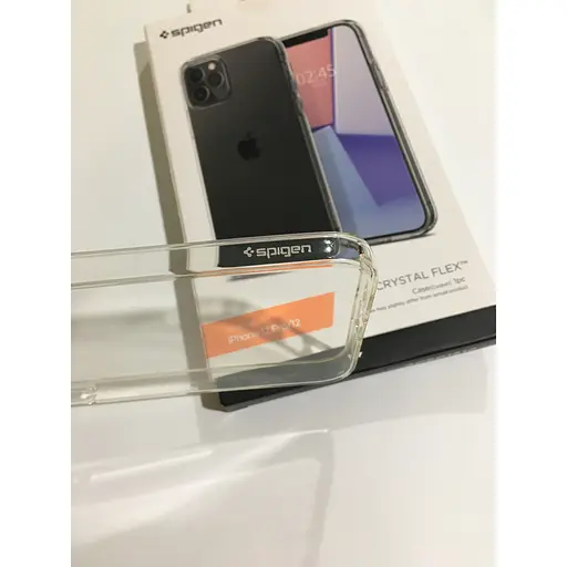 Оригинальный прозрачный силиконовый чехол для Iphone 12 Pro Spigen Liquid Crystal ACS01517 - фото 2