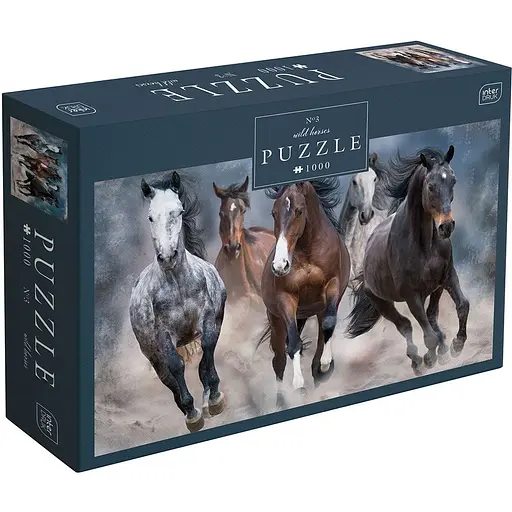 Пазлы трехслойные Interdruk Horses 3, 1000 шт. (384980)