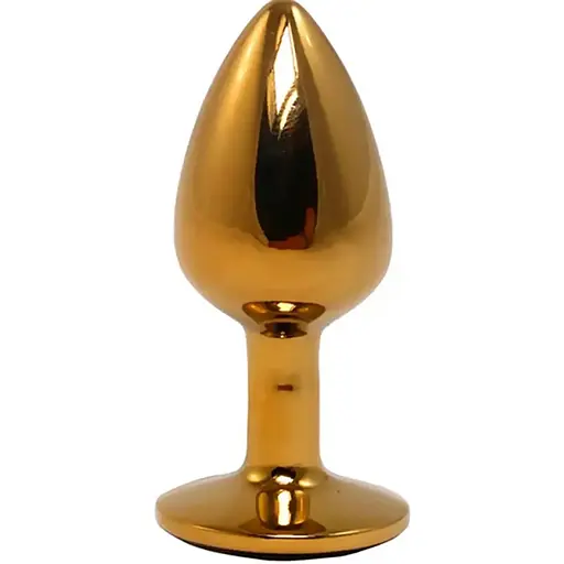 Анальная пробка Fantasy Gold Butt Plug with S 7 см (белый)