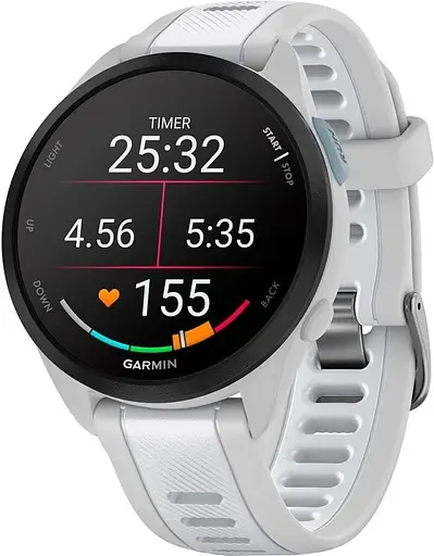 Смарт-годинник Garmin Forerunner 165 Mist Gray/Whitestone 010-02863-21/A1 - фото 2