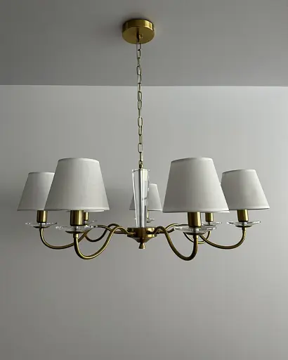 Люстра Edlin PL321167-7 Moren E14 7x12W IP20 латунний - фото 3