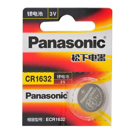 Батарейка дисковая Panasonic CR1632, 3V (18589)