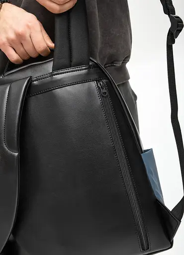 Чоловічий рюкзак Sambag Zard MOD чорно-синій 40 х 28 х 14 см (25438115m) - фото 5