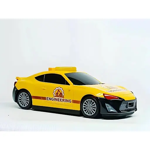 Машина-гараж 660 A-208 со световыми и звуковыми эффектами в коробке - фото 3