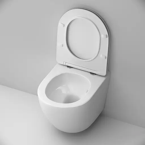 Унитаз подвесной AquaSpin Am.Pm Like с сиденьем микролифт белый CLA1900SC, Белый - фото 6