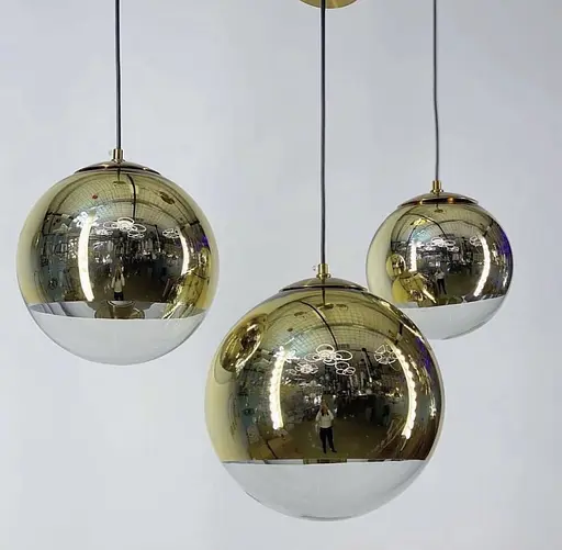 Підвісний світильник із золотистим напиленням Ø 30 см | Line F | Арт. AA320-300 GD - фото 2