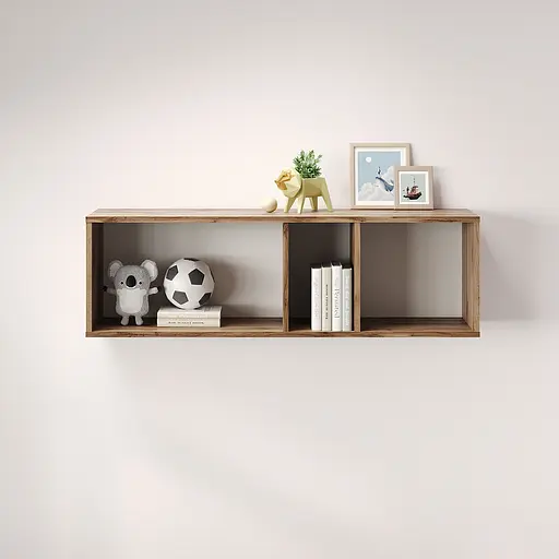 Полка настенная MebelStar Лилу 110x27x34 см Дуб тахо (MBS-1368)