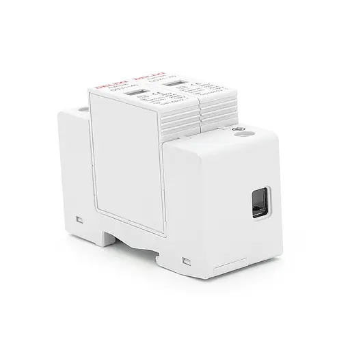 Фотогальванічний захист від перенапруги змінного струму Delixi CDY1-2P 40KA однофазна 2 штуки в упаковці ціна штуку - фото 4