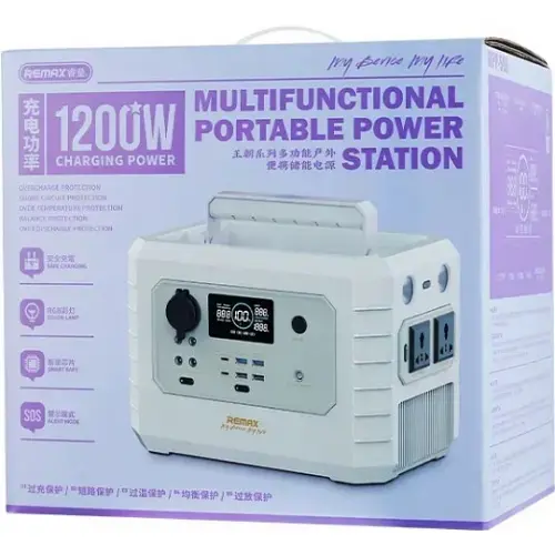 Зарядная станция Remax RPP-568 Dynasty Series 1200W 499Wh - фото 2