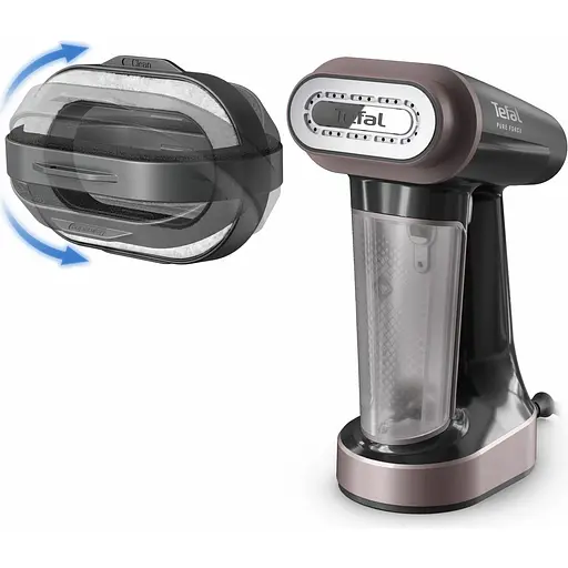 Компактный отпариватель Tefal Pure Force 3 в 1 черно-розовый (DT8765E0) - фото 3