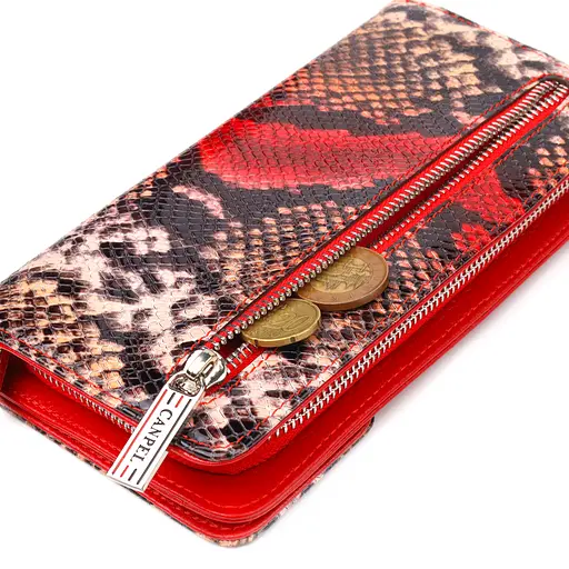 Кожаный женский кошелек Canpellini 20х10.5х3 см acs0025093 - фото 6