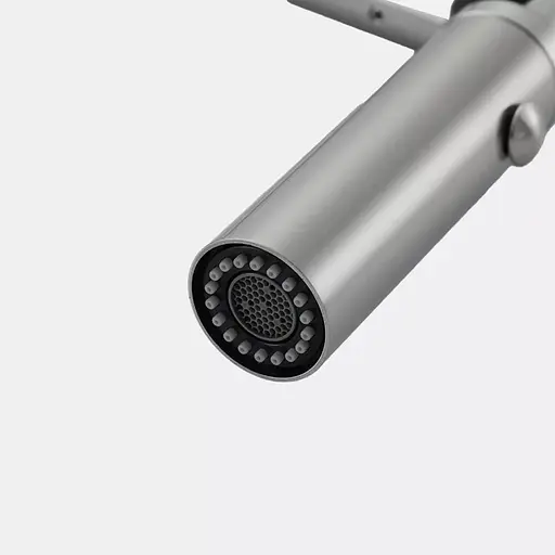 Змішувач для кухні гнучкий вилив збройована сталь Gappo G4098-25 Нержавіюча сталь - фото 2