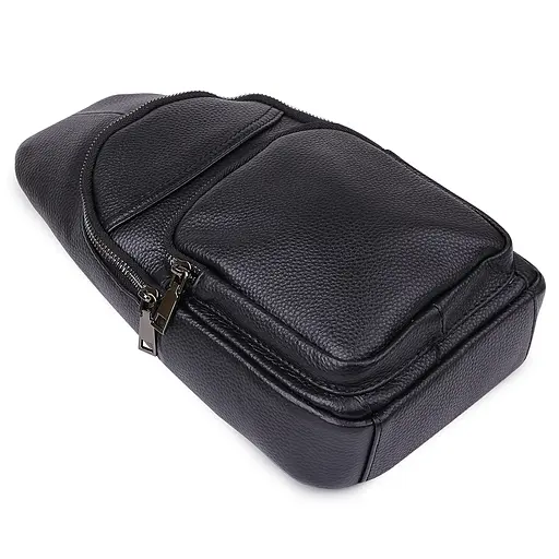 Чоловіча шкіряна сумка через плече Vintage 17х32х6 см sum0015588 - фото 3