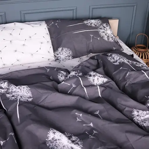 Пододеяльник MirSon Silver Dandelion бязь 160х220 см (2200013010142) - фото 3