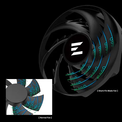 Кулер для процесора Zalman CNPS14X DUO, LGA1700, 1200, 115x, AM5, AM4, AM3, 4pin, PWM, TDP270W, чорний (CNPS14XDUOBLACK) - фото 8