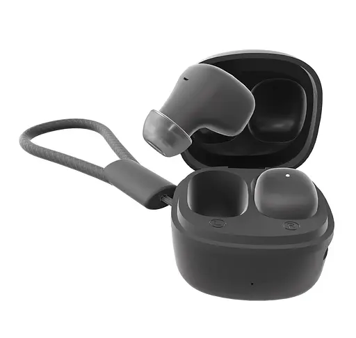 Беспроводные наушники Ergo BS-530 Twins Nano 2, BT5.3, 25mAh, 190mAh, 3h, Black UA UCRF - фото 5