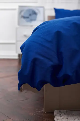 Комплект постельного белья Moon&Star Детский 110x140 см наволочки 2x40x60 см Blue Бязь Gold Люкс - фото 4