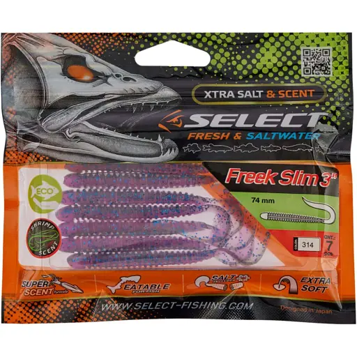 Силікон Select Freek Slim 3" #314 (7 шт/уп) - фото 2