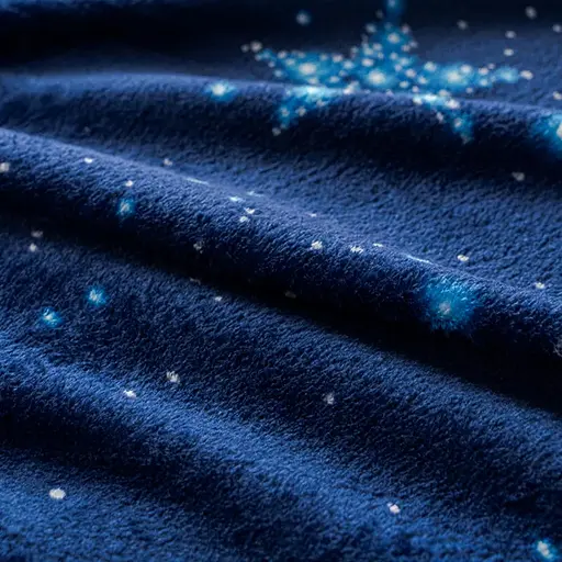 Плед Love You Созвездие грез 150x200 см велсофт темно-синий (9101) - фото 4