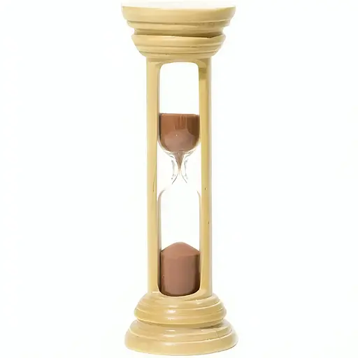 Часы песочные в деревянном корпусе на 10 минут (цвет натуральный/песок коричневый), Склоприлад 86720 - фото 1