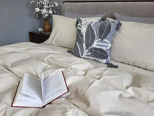 Комплект постельного белья бязь PREMIUM светлый бежевый - двухспальный - фото 4