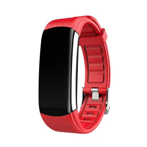 Умный фитнес браслет Lemfo C6T с датчиком температуры тела (Красный) - фото 4
