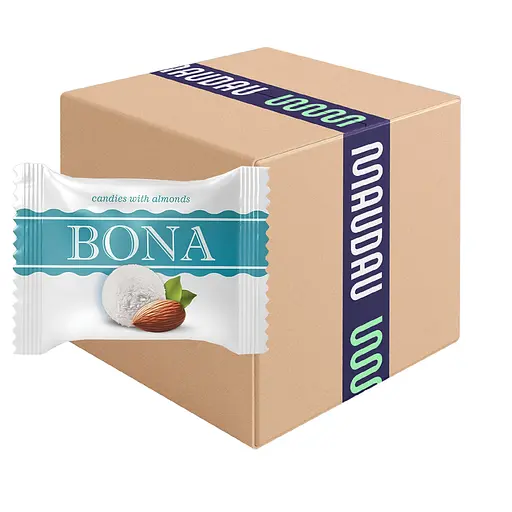Цукерки Chocco Via Bona з мигдалем 1.6 кг