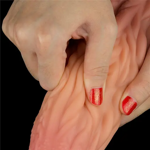 Фаллоимитатор Dual-Layered Silicone 10'' Nature Cock 25 см коричневый - фото 10