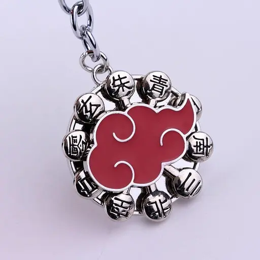 Брелок Наруто Naruto Акацукі червона хмара NR 22.112 - фото 3