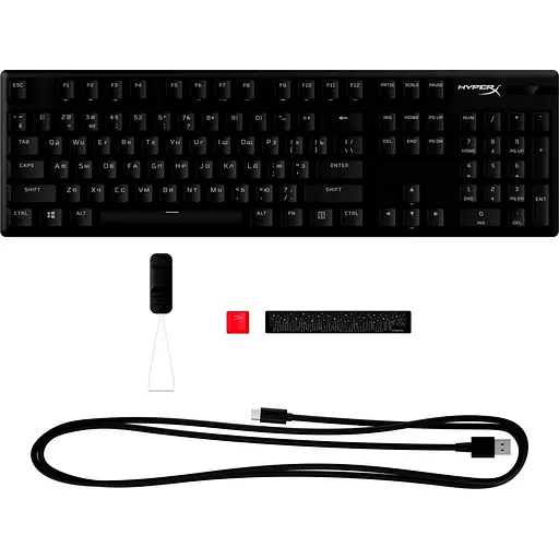 Клавиатура HyperX Alloy Origins PBT RGB Mechnical Red 639N3AA (82126) - фото 5