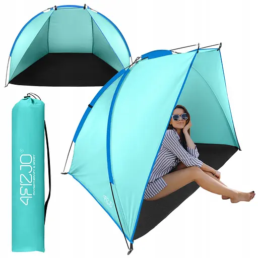 Намет пляжний 4FIZJO 200 x 115 см Sky Blue (P-5905973405188) - фото 1