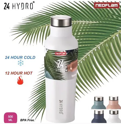 Термос Neoflam Hydro 24 термобутылка 500 мл Белый - фото 5
