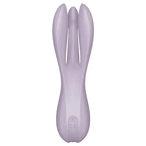 Вібратор Satisfyer Threesome 2 14 см фіолетовий - фото 2